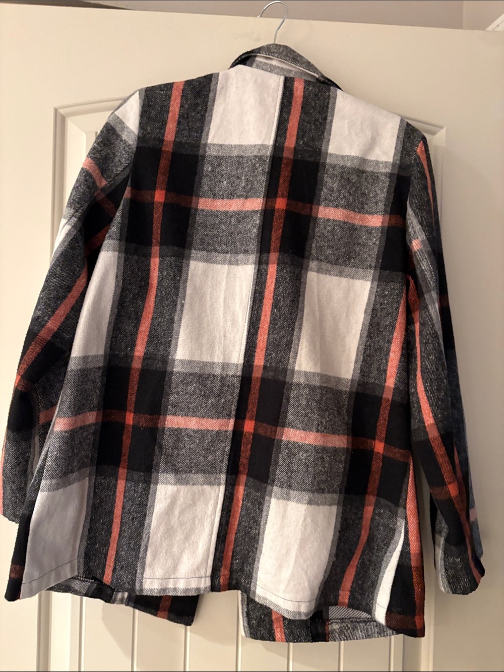 SHEIN Plaid Women’s Jacket Flannel  Single-Button Coat Jacket NWT high quailty - Picture 8 of 8